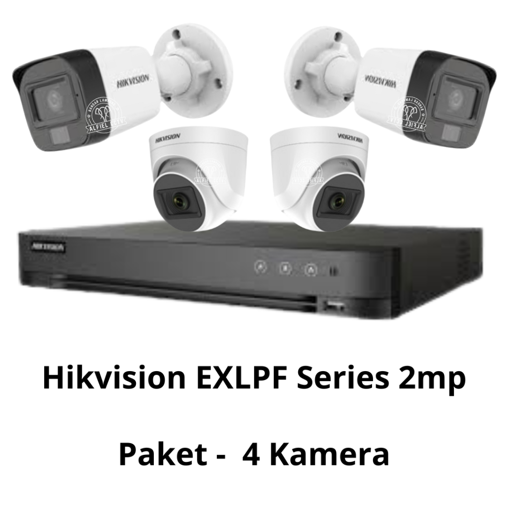 Cctv Hikvision 4 kamera 2mp